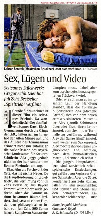 Abendzeitung München 10.10.2013